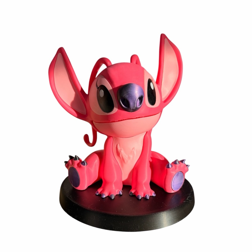 Angel Collectible Figure – Pink Alien Character Inspired by Lilo & Stitch